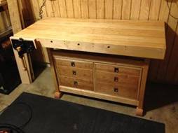 Completed Not So Big Workbench. - CLICK TO ENLARGE