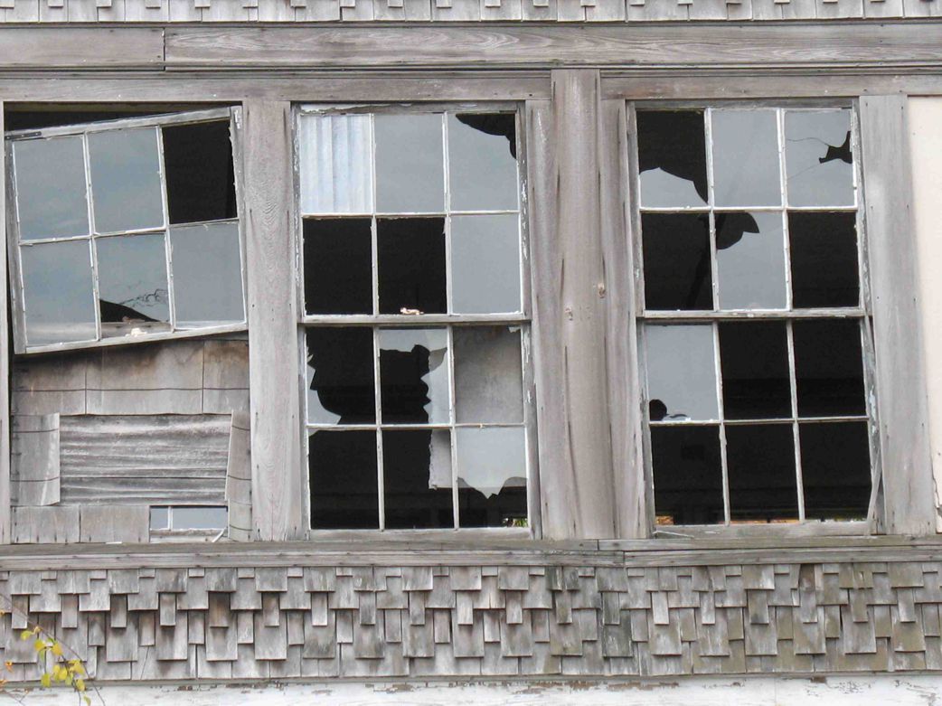 broken windows
